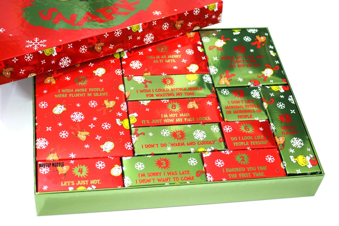 Revolution x The Grinch Advent Calendar 2022 [Review + Swatches]