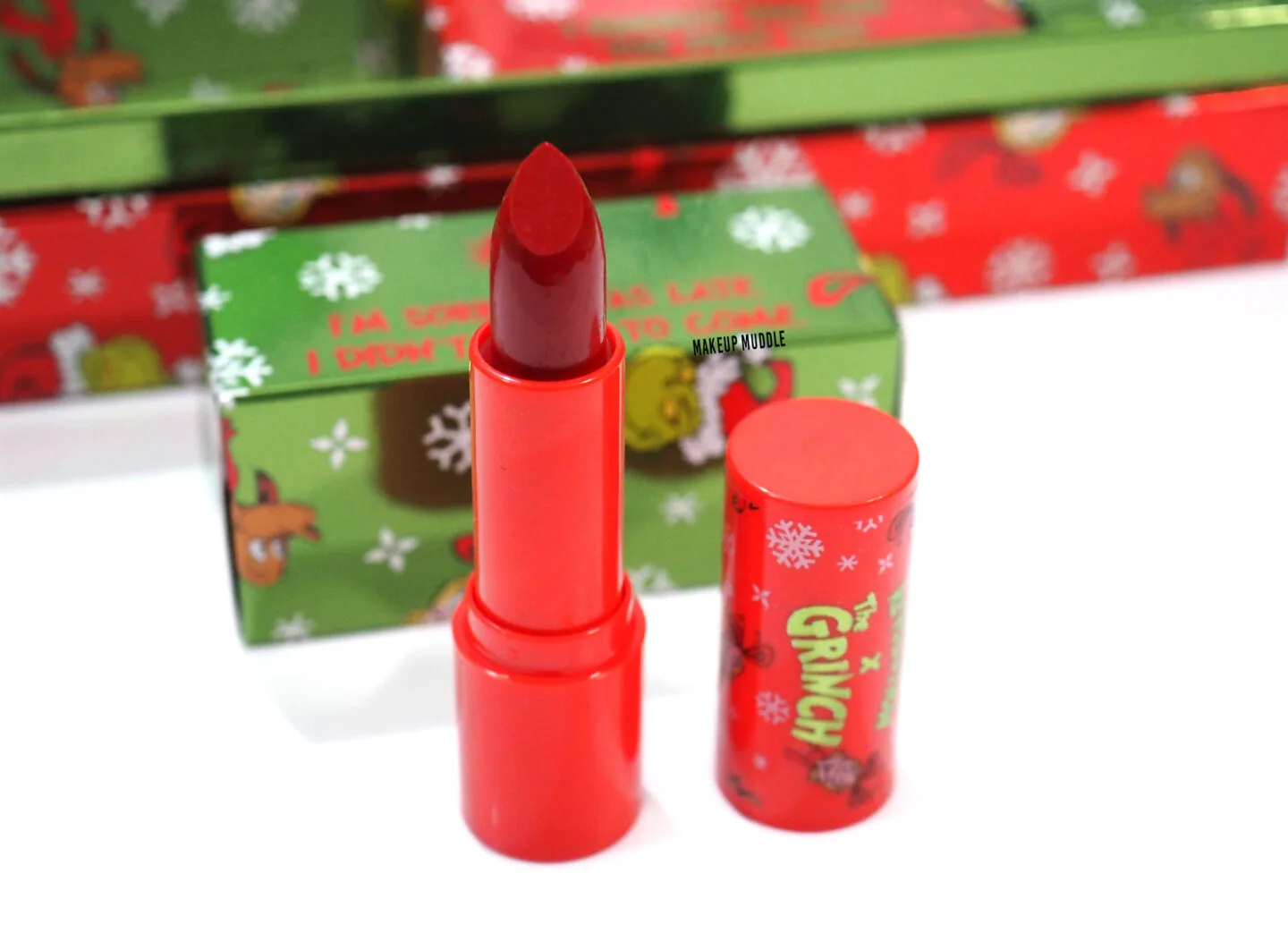 Revolution x The Grinch Lipstick