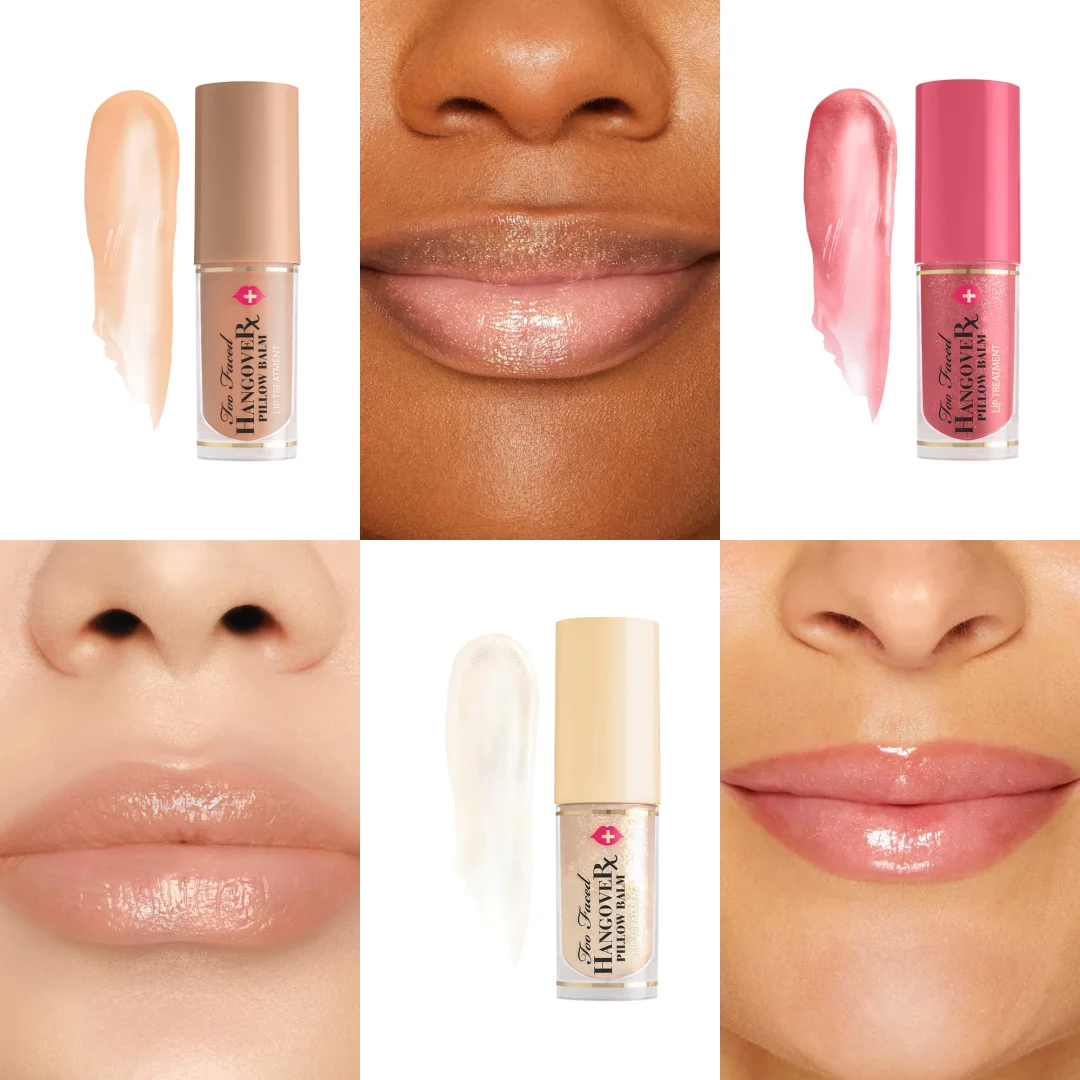 Too Faced Pillow Balm Pop Set Adorable 3 Piece Gift Set