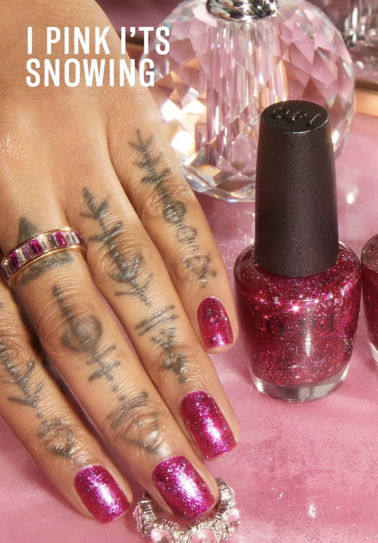 OPI I Pink It's Snowing Nail Polish