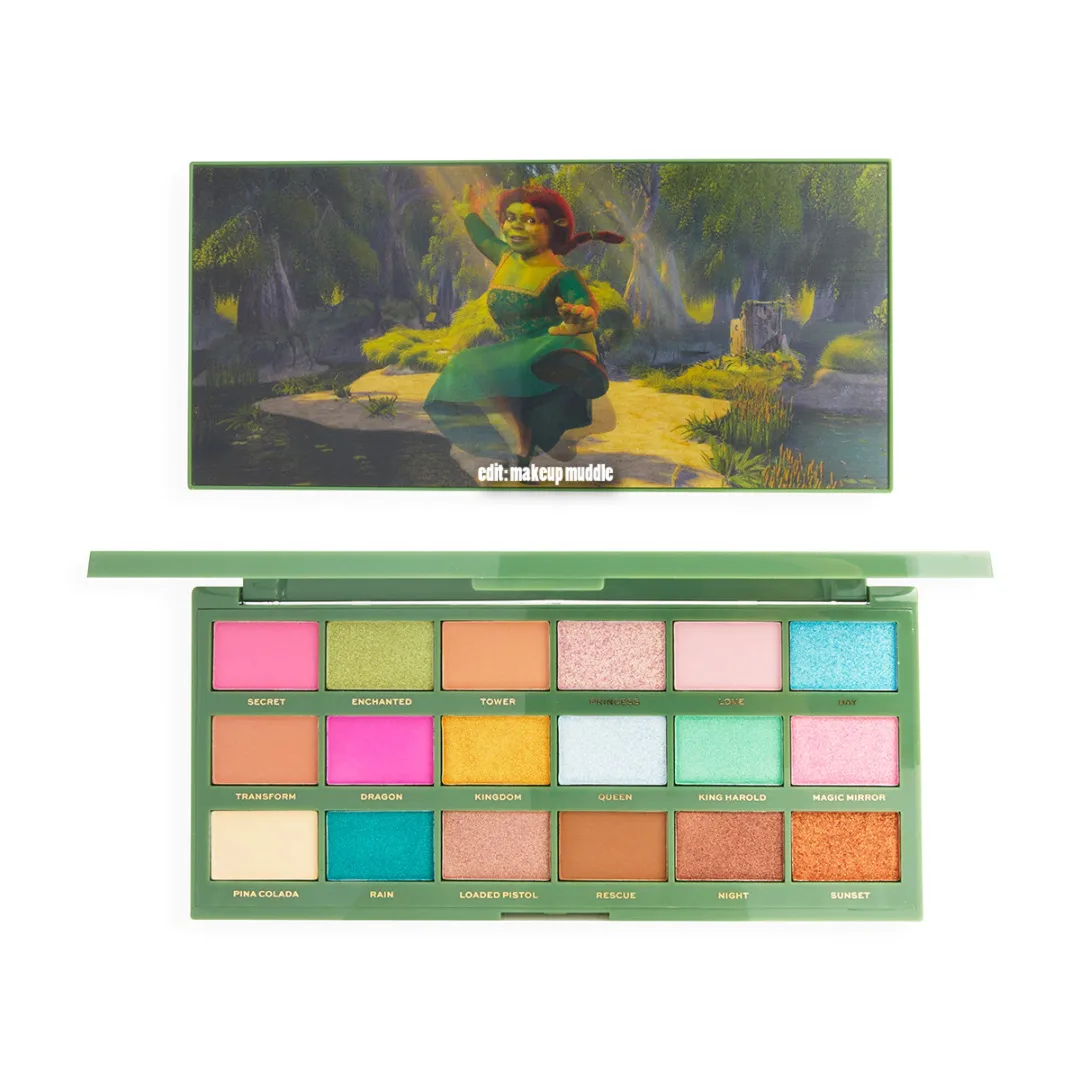 Revolution x Shrek By Night One Way, By Day Another Eyeshadow Palette