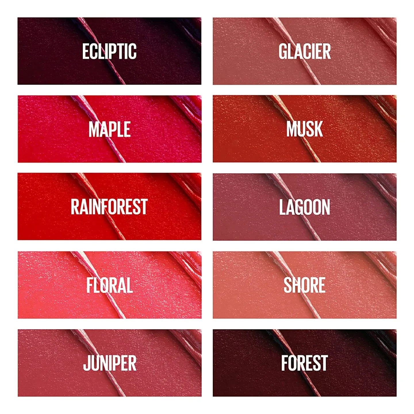 Maybelline Green Edition Butter Cream Lipstick Collection