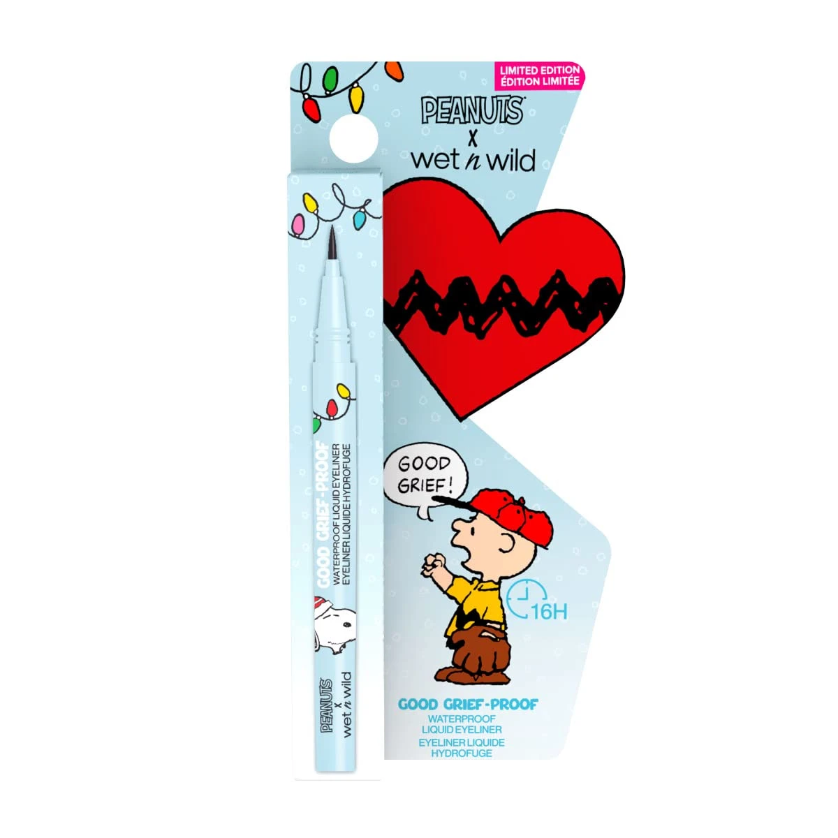 Peanuts x Wet n Wild Good Grief Proof Waterproof Liquid Eyeliner