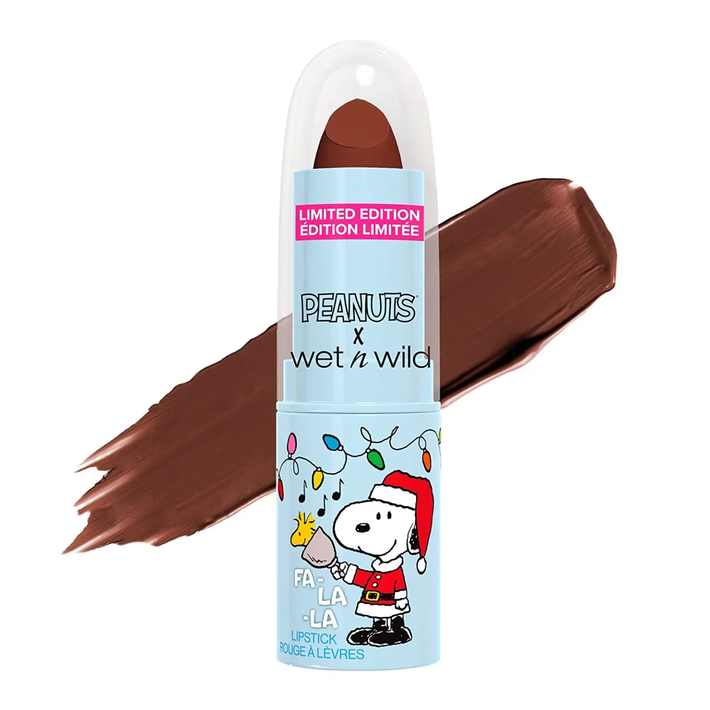 Wet n Wild x Peanuts Fa La La Lipstick