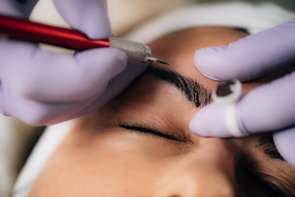 Eyebrow Tattoo Aftercare  Different skin types Microblading