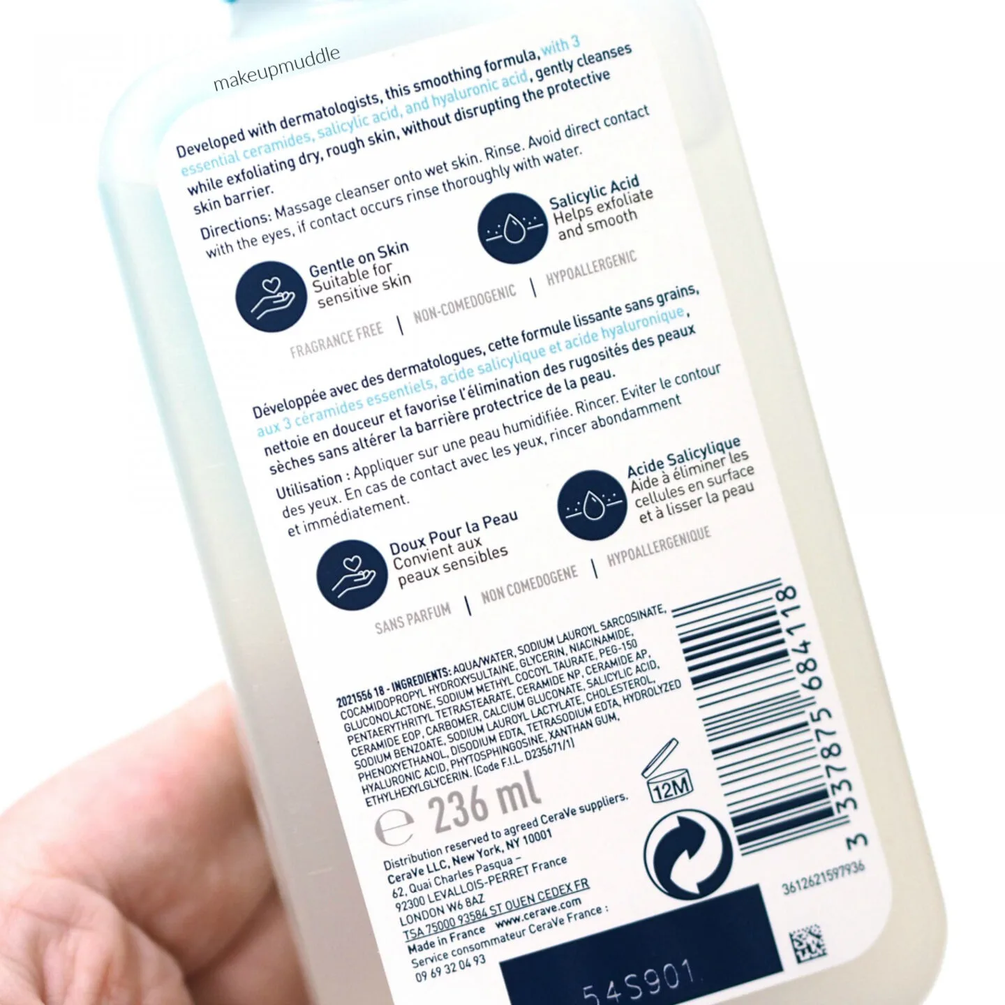 What Is The Texture Of The CeraVe SA Cleanser?