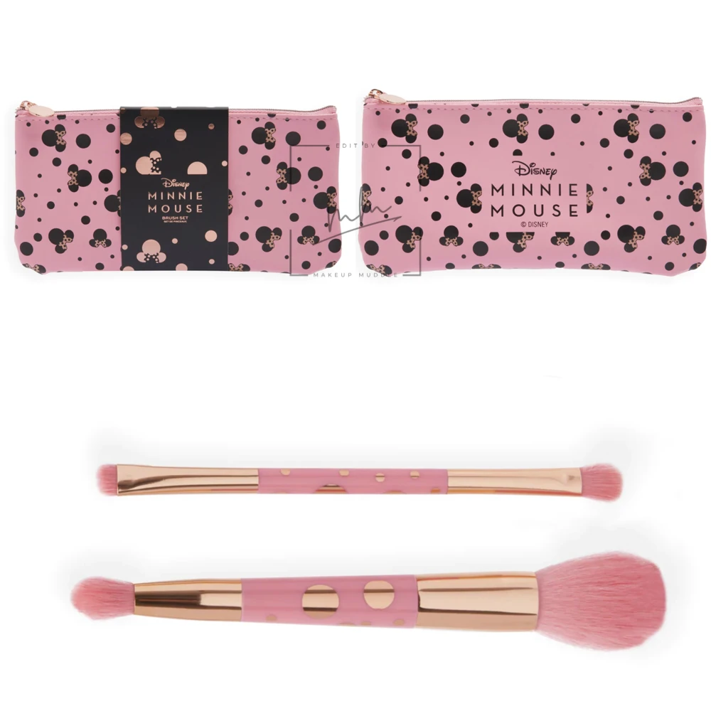 Revolution x Disney Minnie Mouse Makeup Brush Bag & Brush Set