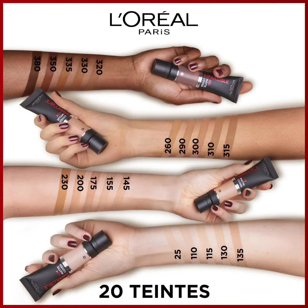 L'Oreal Infallible 32H Matte Cover Full Coverage Foundation 6 L'Oreal Infallible 32H Matte Cover Full Coverage Foundation