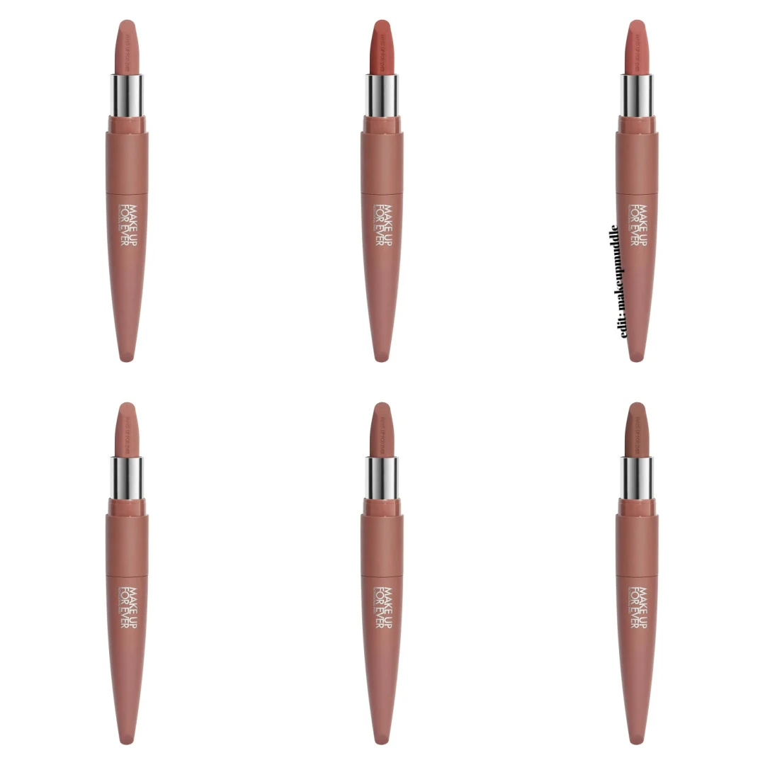 Make Up Forever Rouge Artist Velvet Nude Lipstick Collection