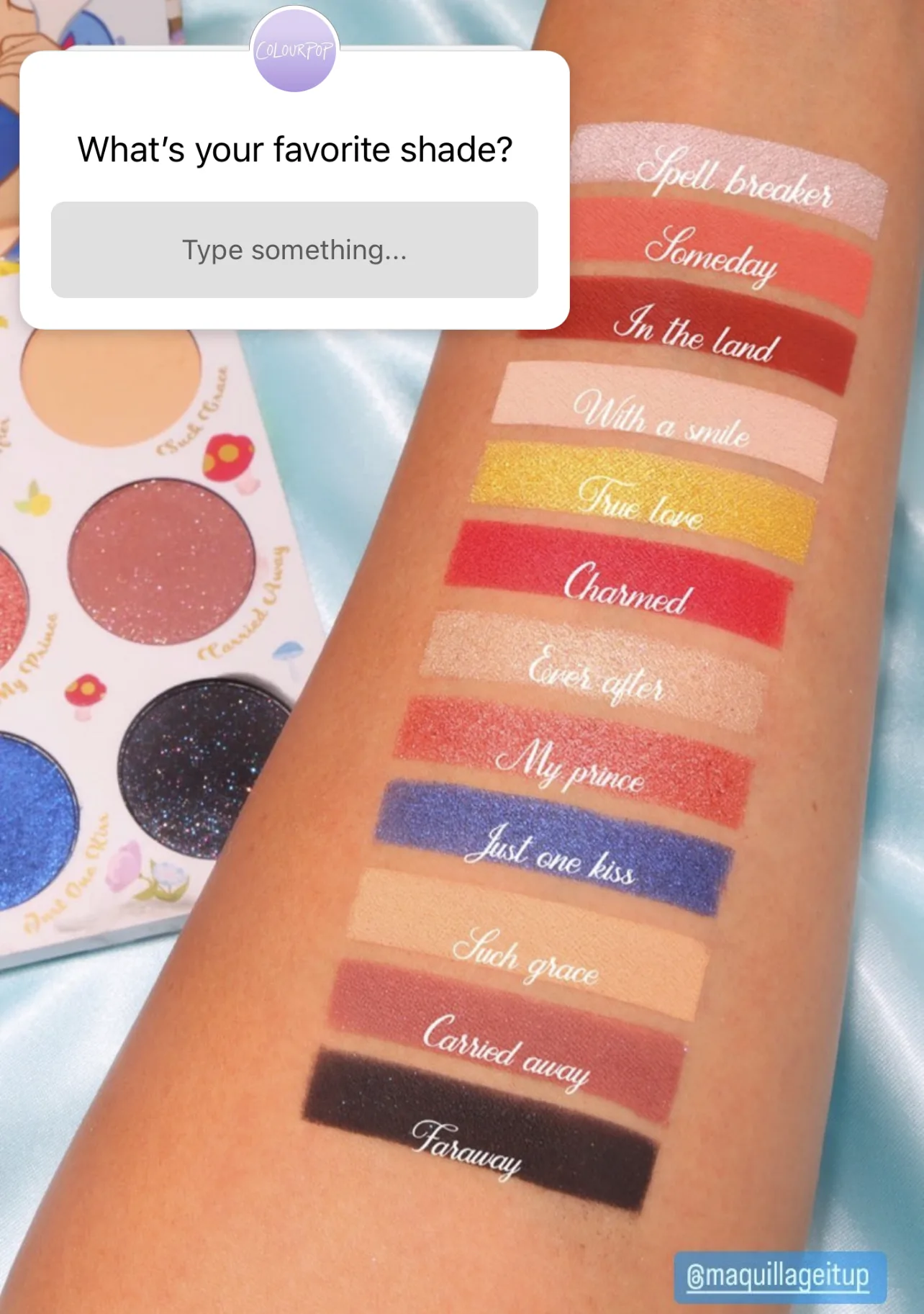 ColourPop x Disney Snow White Collaboration 10 ColourPop x Disney "Snow White" Dreams Come True Pressed Powder Palette
