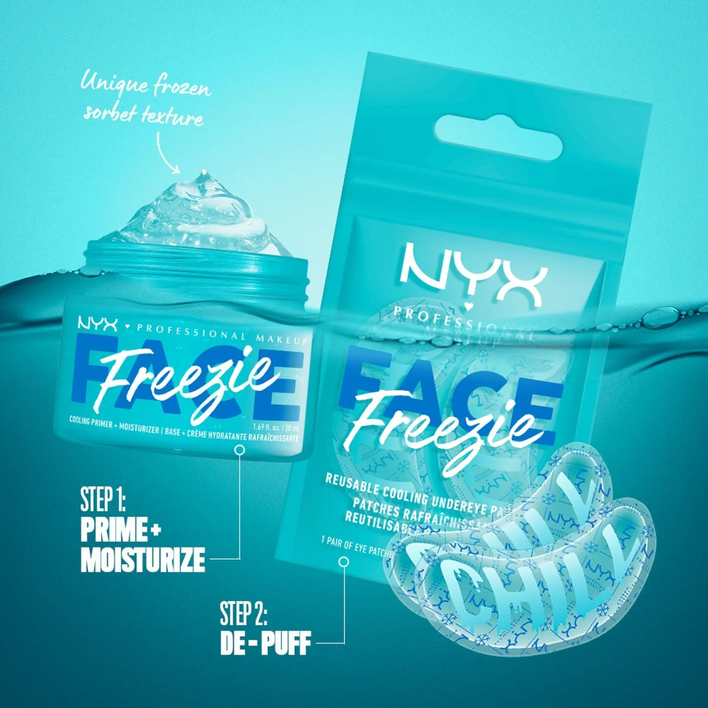 NYX Cosmetics Face Freezie Cooling Primer + Moisturizer