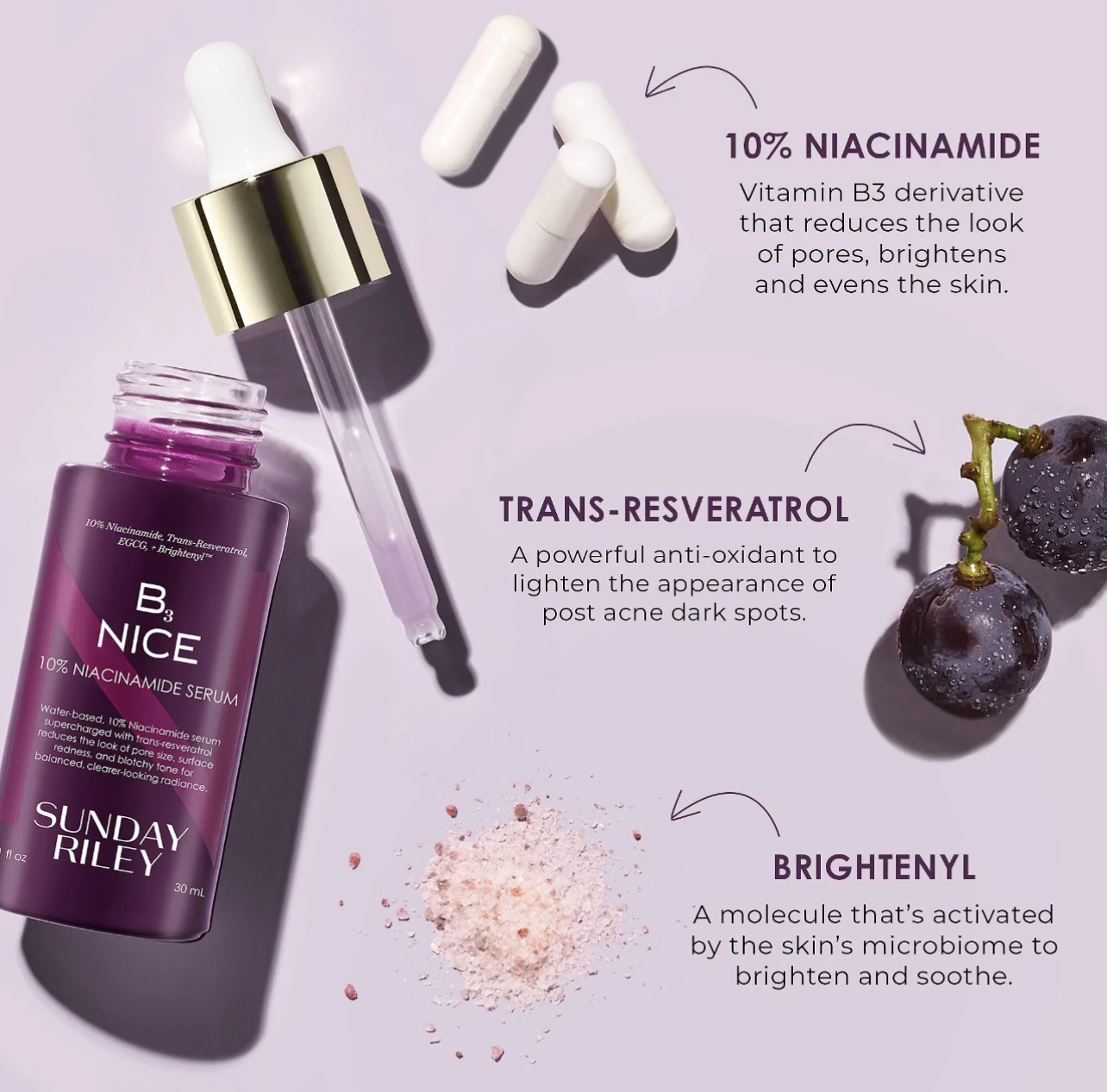 Sunday Riley B3 Nice 10% Niacinamide Serum