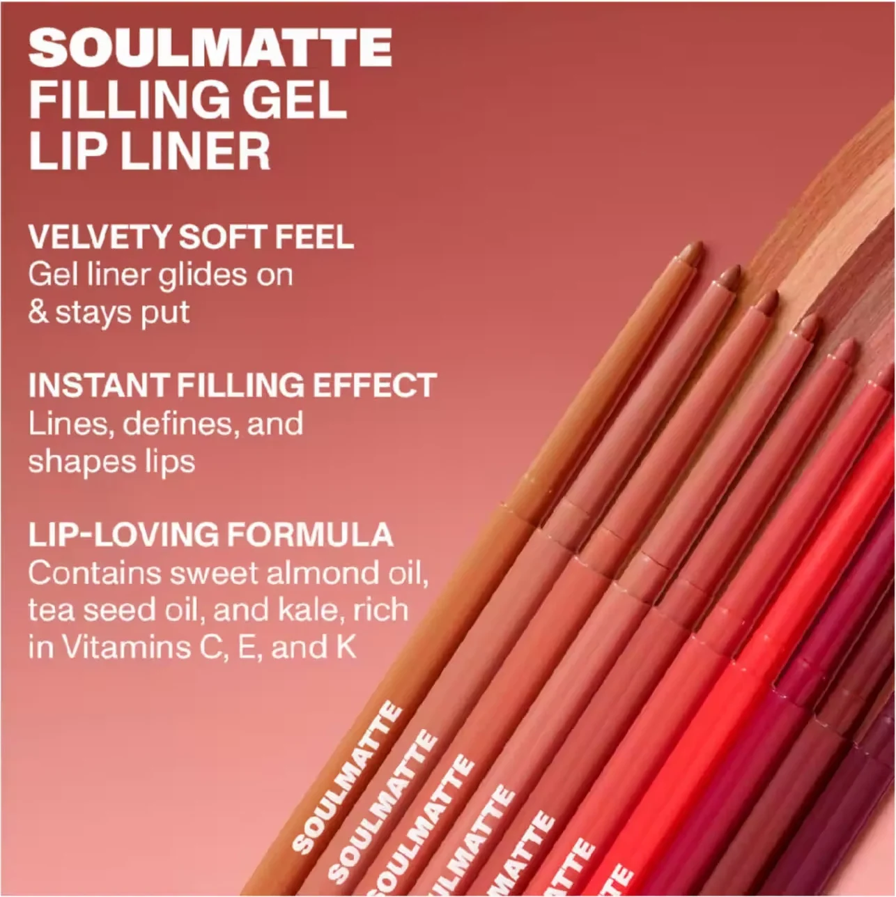 Morphe Soulmatte Filling Gel Lip Liners
