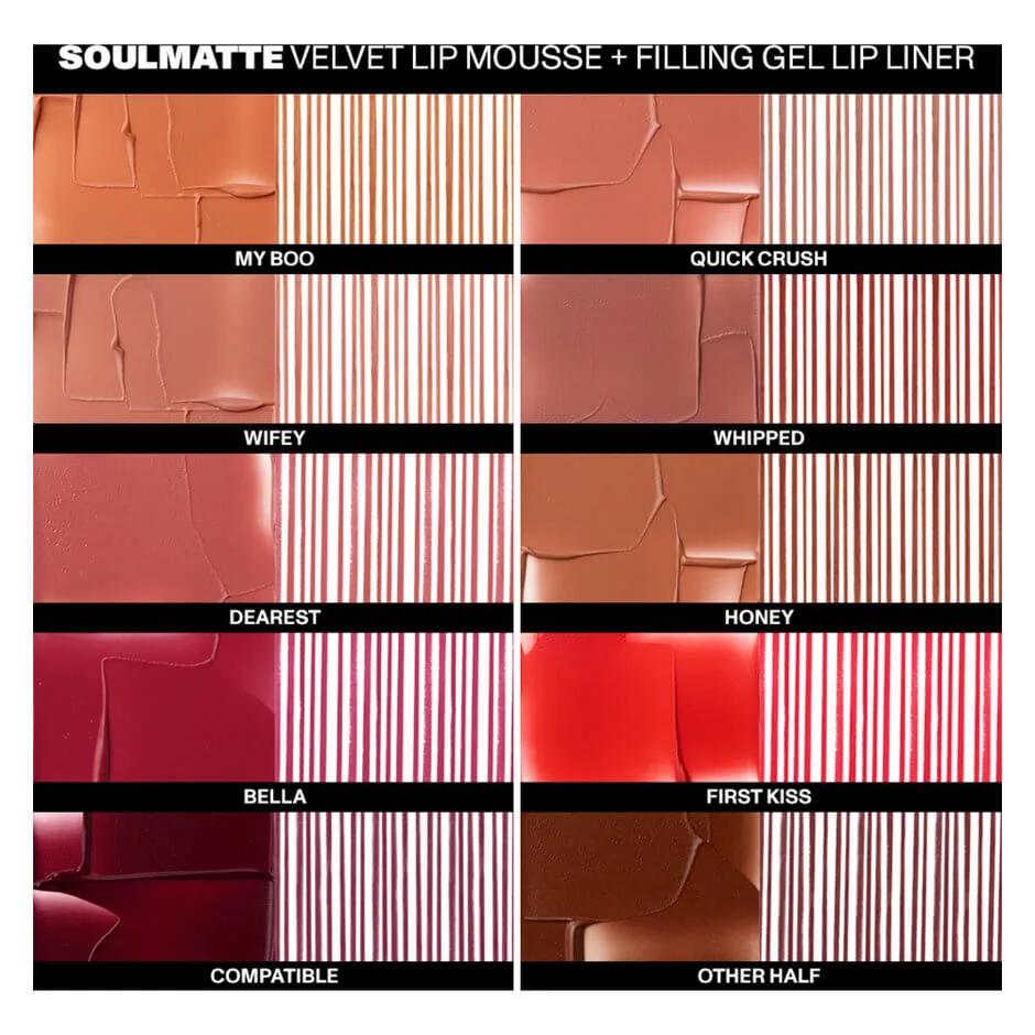 Morphe Soulmatte Velvet Lip Mousse Collection