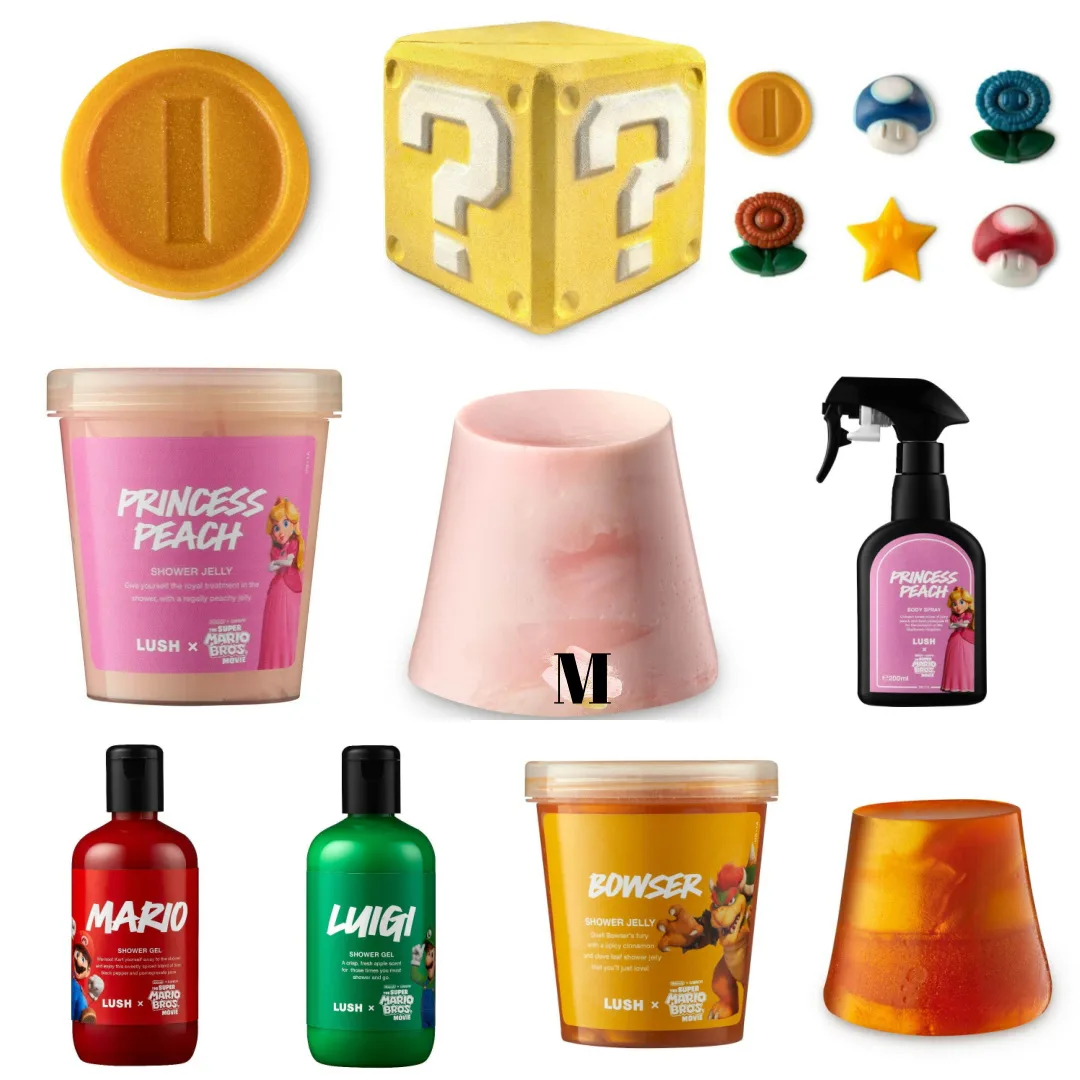 Lush x Super Mario Bros Movie Collaboration