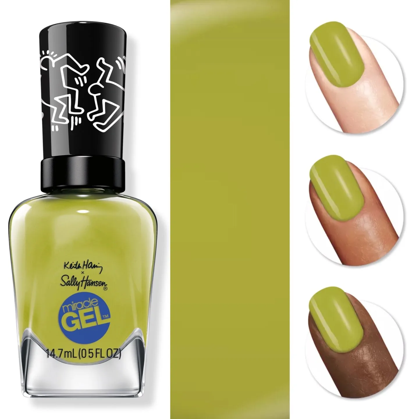 Sally Hansen x Keith Haring Go Figures Miracle Gel Nail Polish