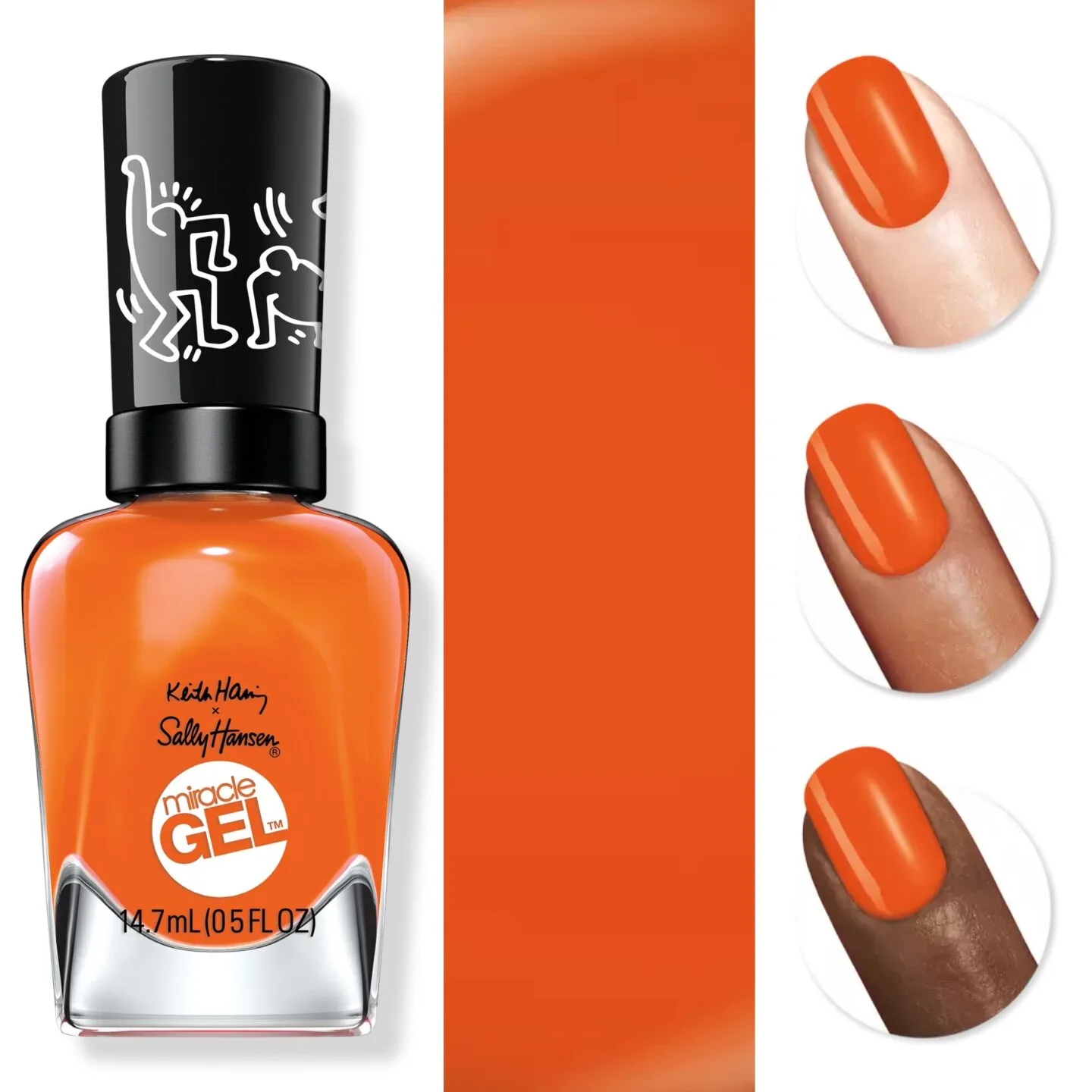 Sally Hansen x Keith Haring Colour Instinct Miracle Gel Nail Polish