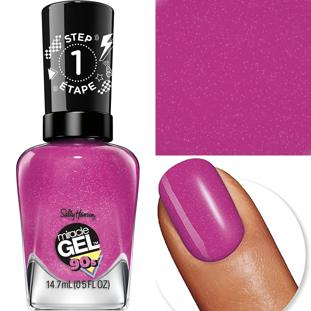Sally Hansen 90s Miracle Gel Beet Me At The Mall Nail Polish