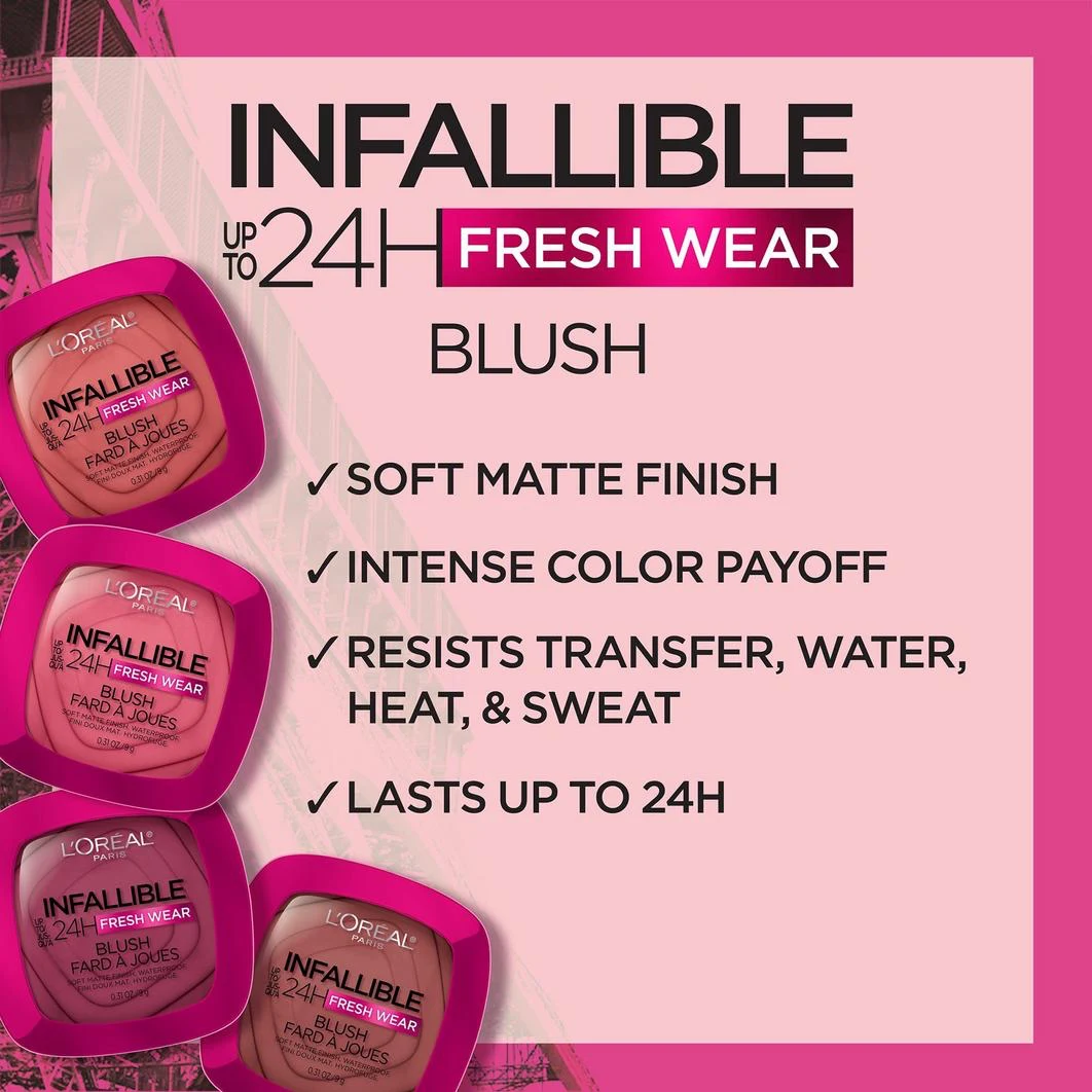 L'Oreal Infallible 24H Fresh Wear Soft Matte Blushers