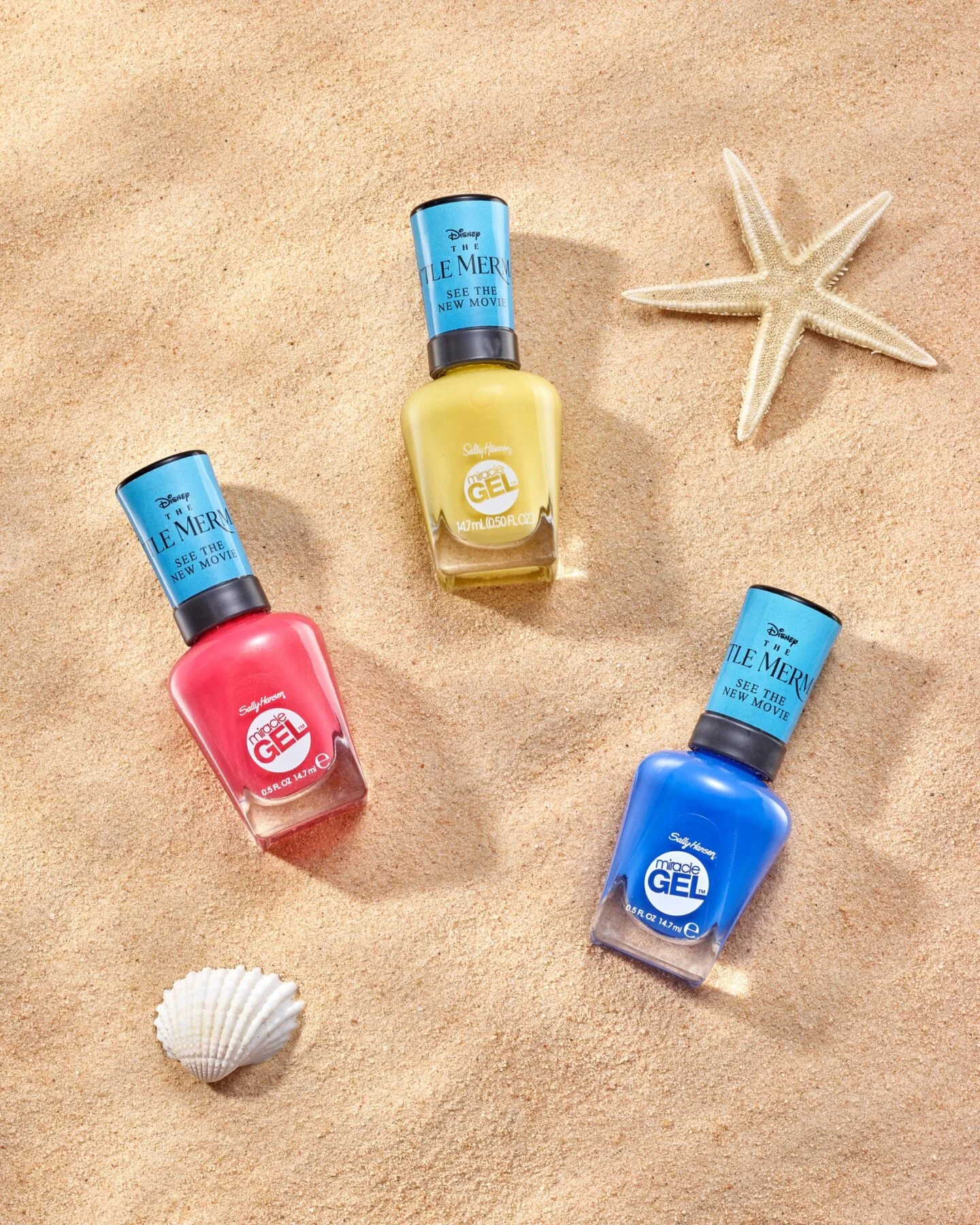 Sally Hansen x The Little Mermaid Miracle Gel Collection