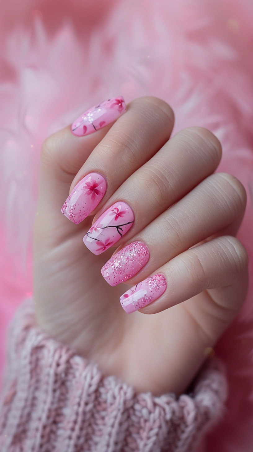 How To Create A Pink Quartz Nail Design
