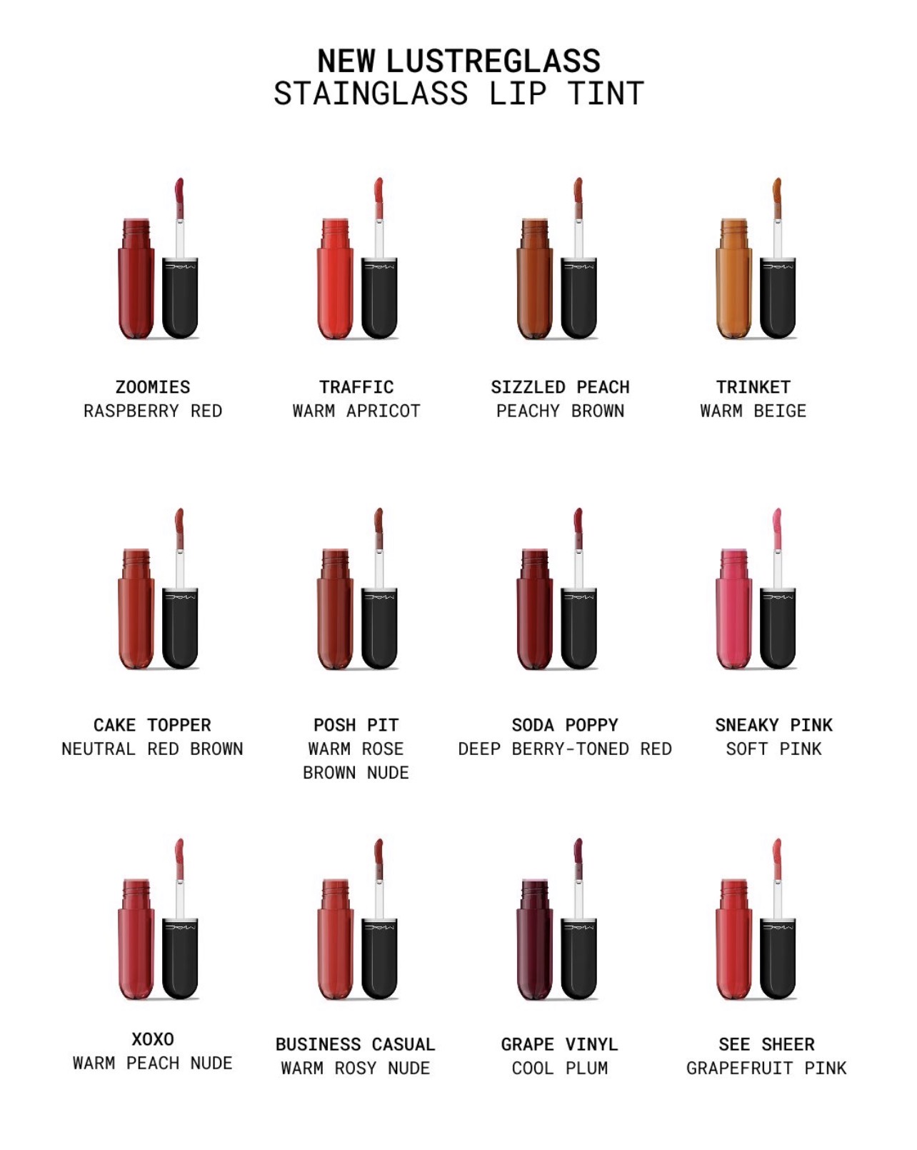MAC Cosmetics Lustreglass Stainglass Lip Tints 4 MAC Cosmetics Lustreglass Stainglass Lip Tints