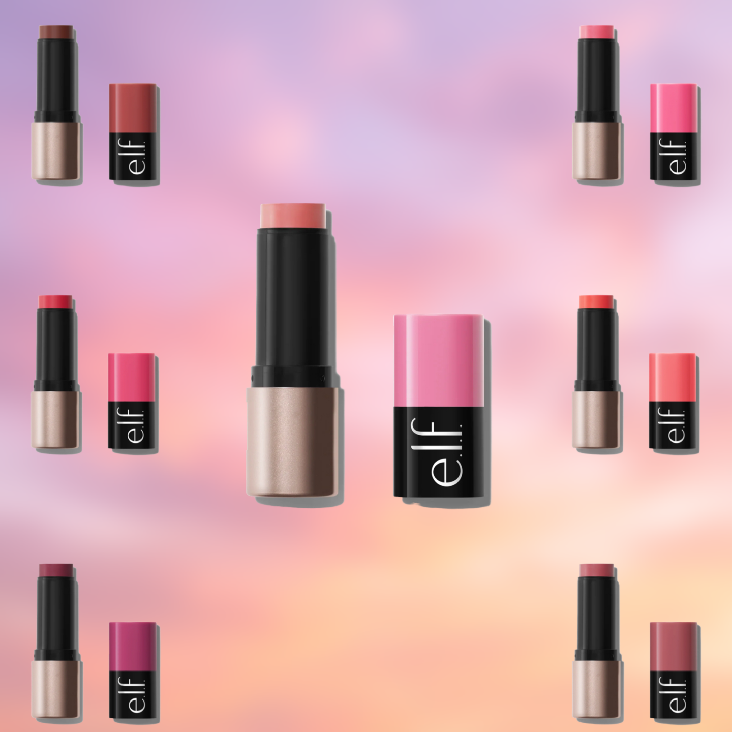 ELF Soft Glam Cream Blush Sticks 1 ELF Soft Glam Cream Blush Sticks