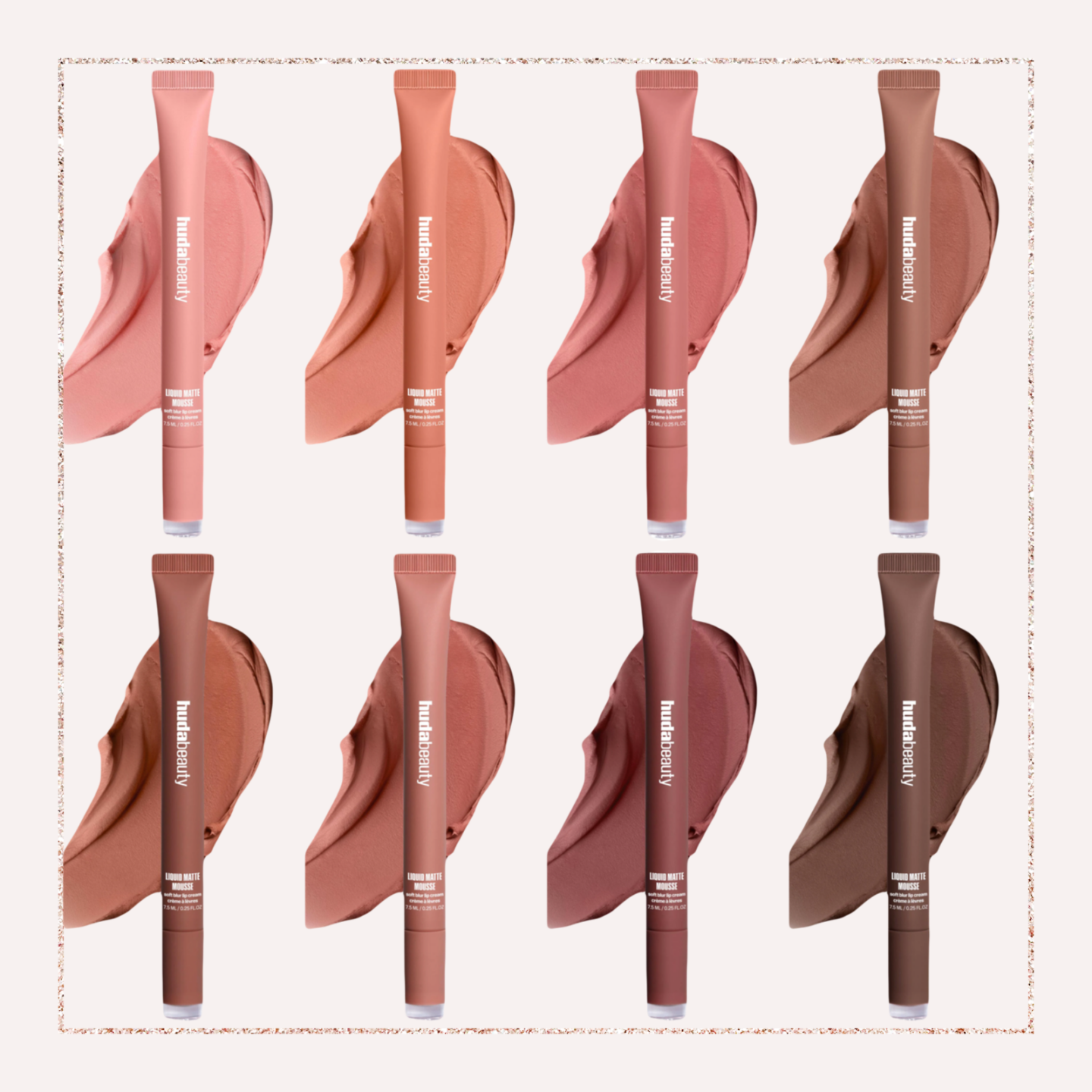 Huda Beauty Liquid Matte Mousse Soft Blur Lip Creams 1 Huda Beauty Liquid Matte Mousse Soft Blur Lip Creams