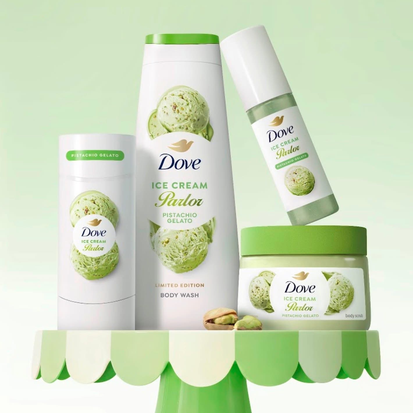 Dove Ice Cream Parlor Limited Edition Collection 3 Dove Ice Cream Parlor Pistachio Gelato Collection
