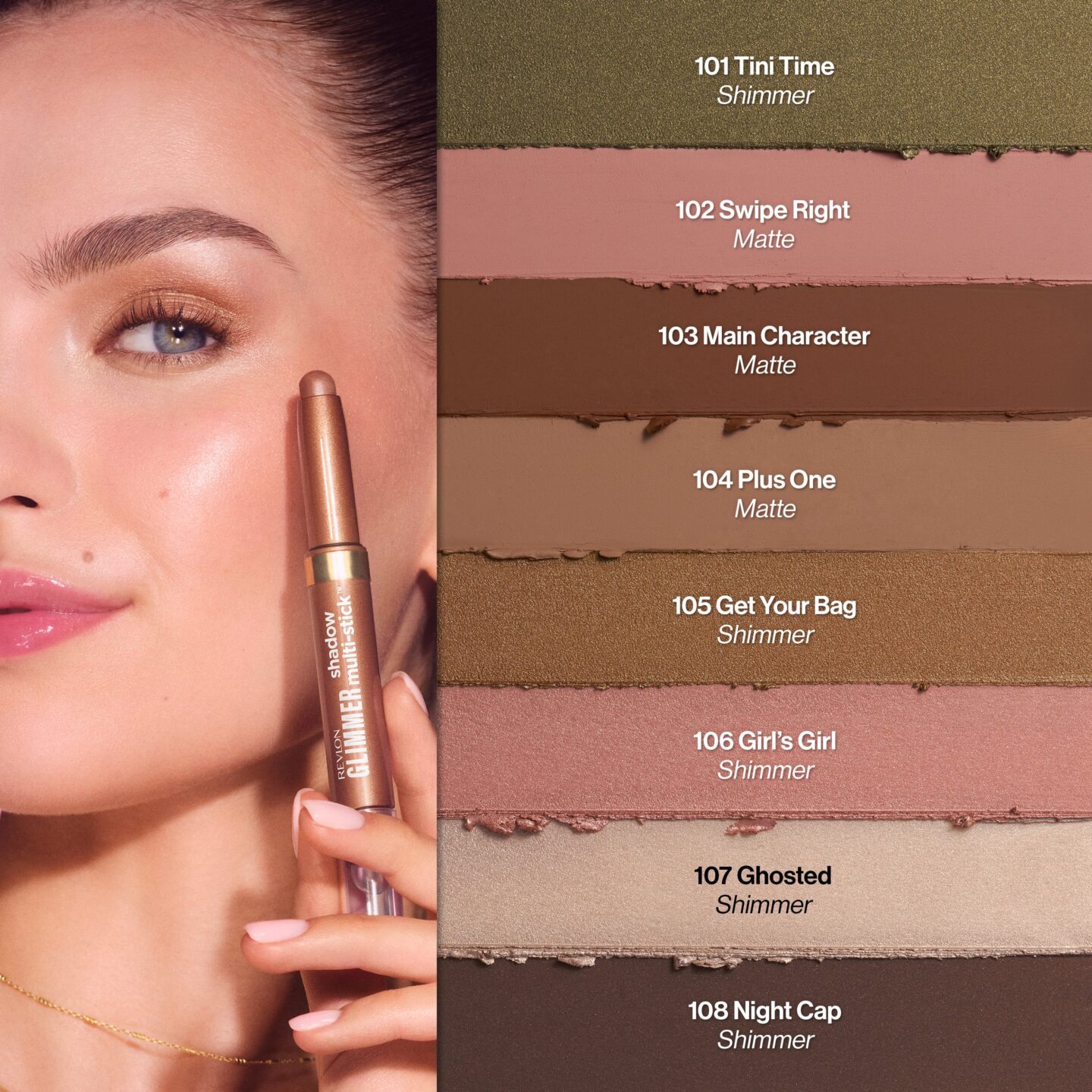Revlon Glimmer Shadow Multi-Sticks 4 Revlon Glimmer Shadow Multi-Sticks