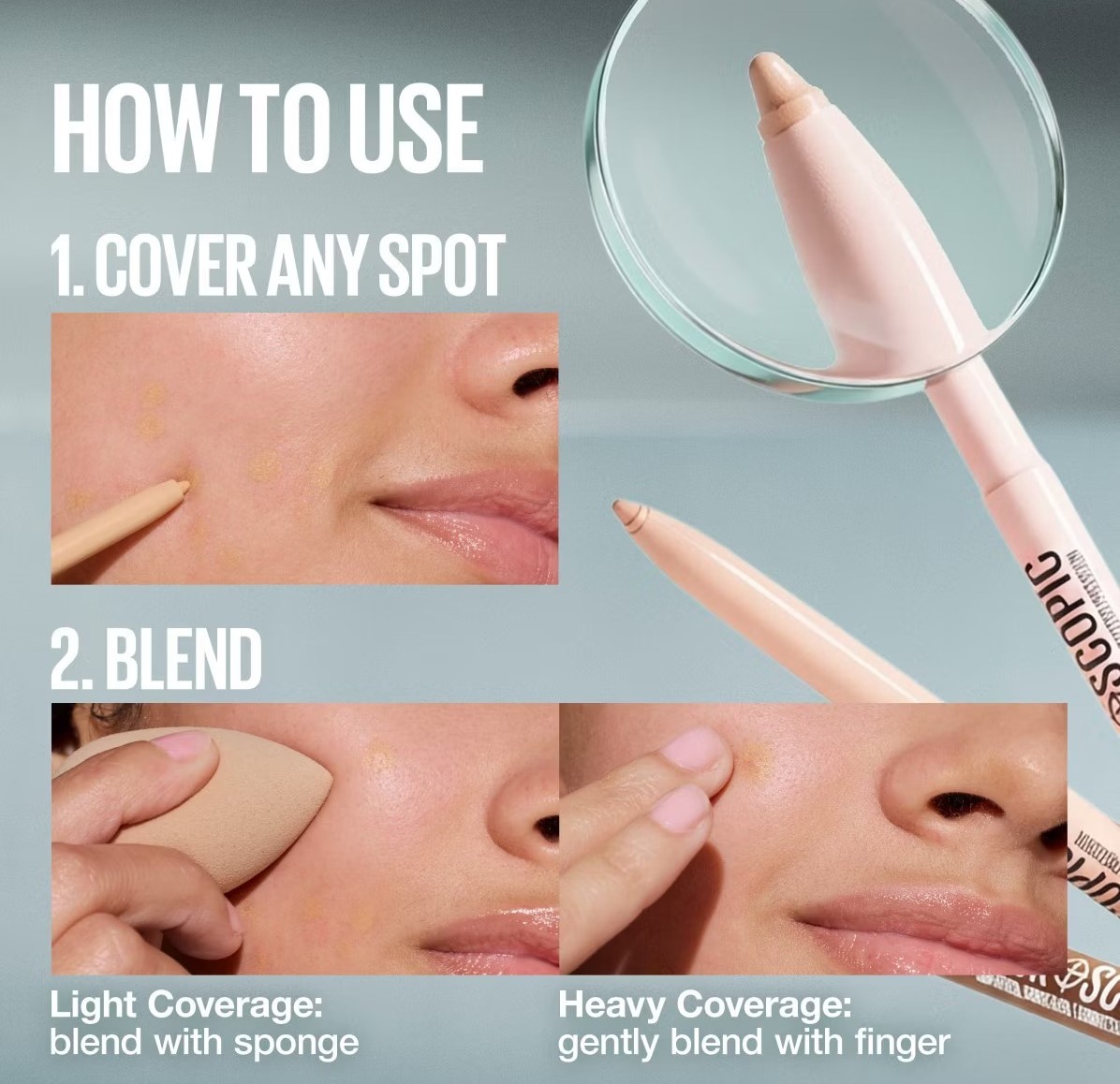 Maybelline Fit Me Microscopic 3mm Pencil Concealer 3 Maybelline Fit Me Microscopic 3mm Pencil Concealer