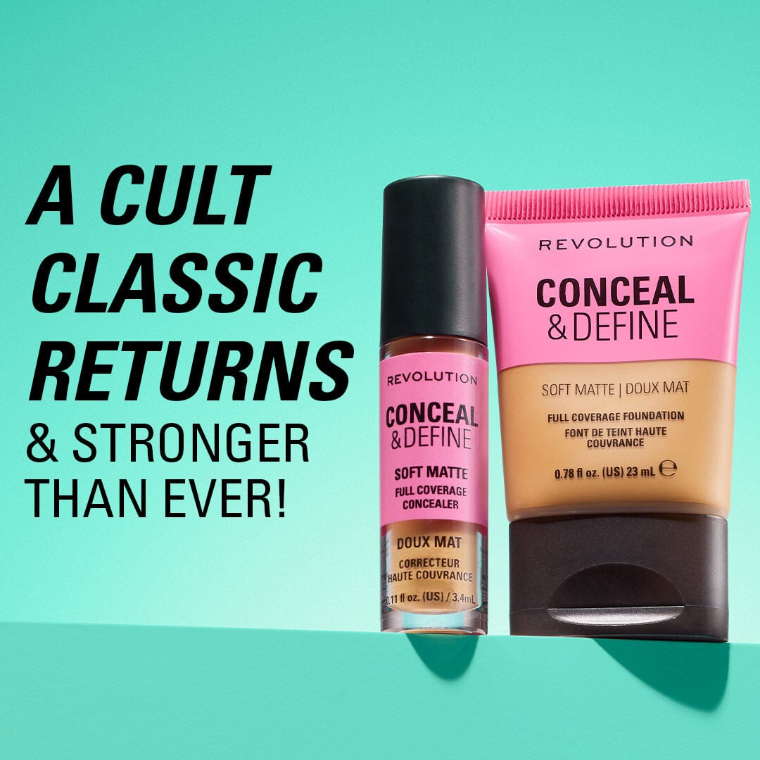 Revolution Conceal & Define Soft Matte Full Coverage Foundation 3 Revolution Conceal & Define Soft Matte Full Coverage Foundation