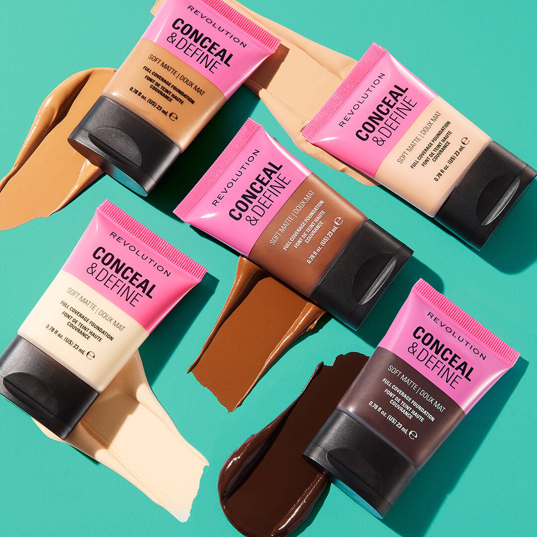 Revolution Conceal & Define Soft Matte Full Coverage Foundation [New & Improved]