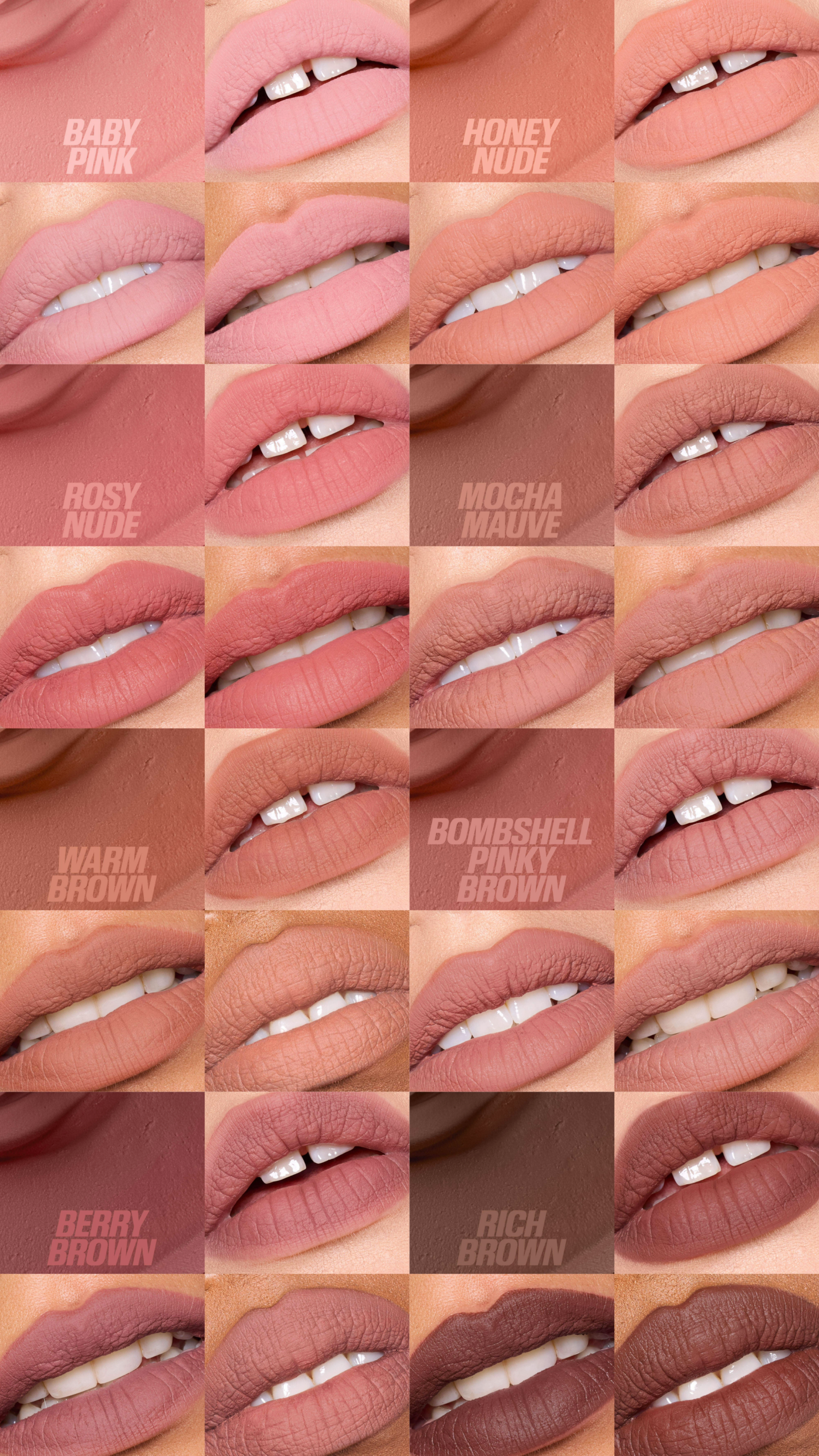 Huda Beauty Liquid Matte Mousse Soft Blur Lip Creams 4 Huda Beauty Liquid Matte Mousse Soft Blur Lip Creams