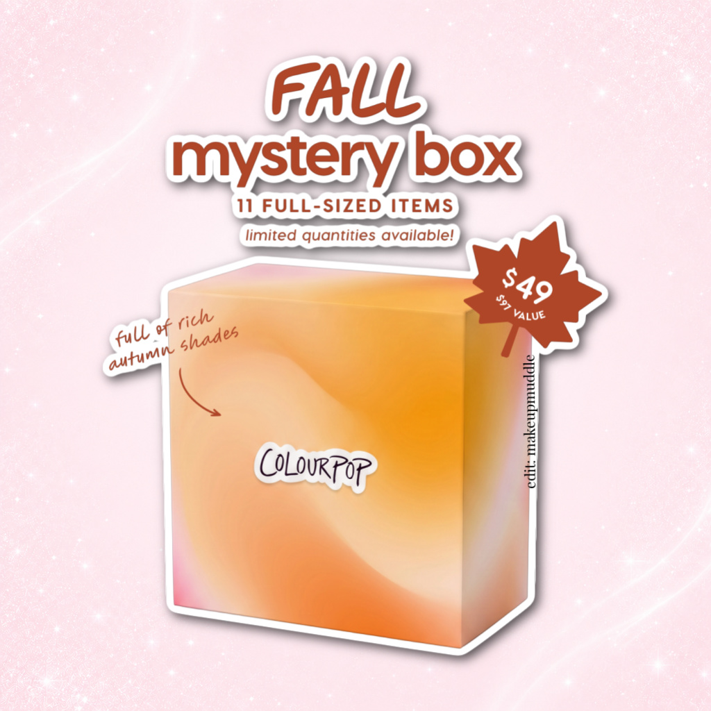 ColourPop Fall Mystery Box $49 (Worth $97)
