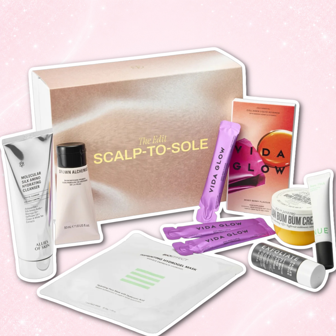 Cult Beauty Scalp to Sole Edit now £33 (worth £130) 1 Cult Beauty Scalp to Sole Edit now £33 (worth £130)