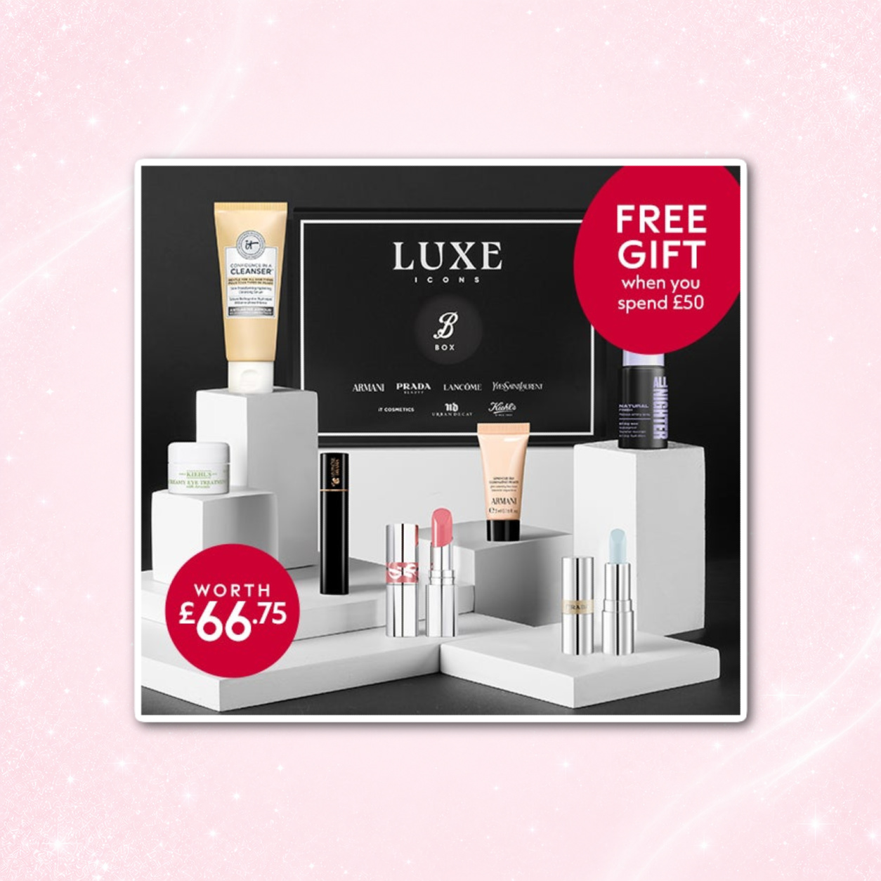 Boots Luxe Icons Beauty Box GWP With £50 Spend (worth £66)