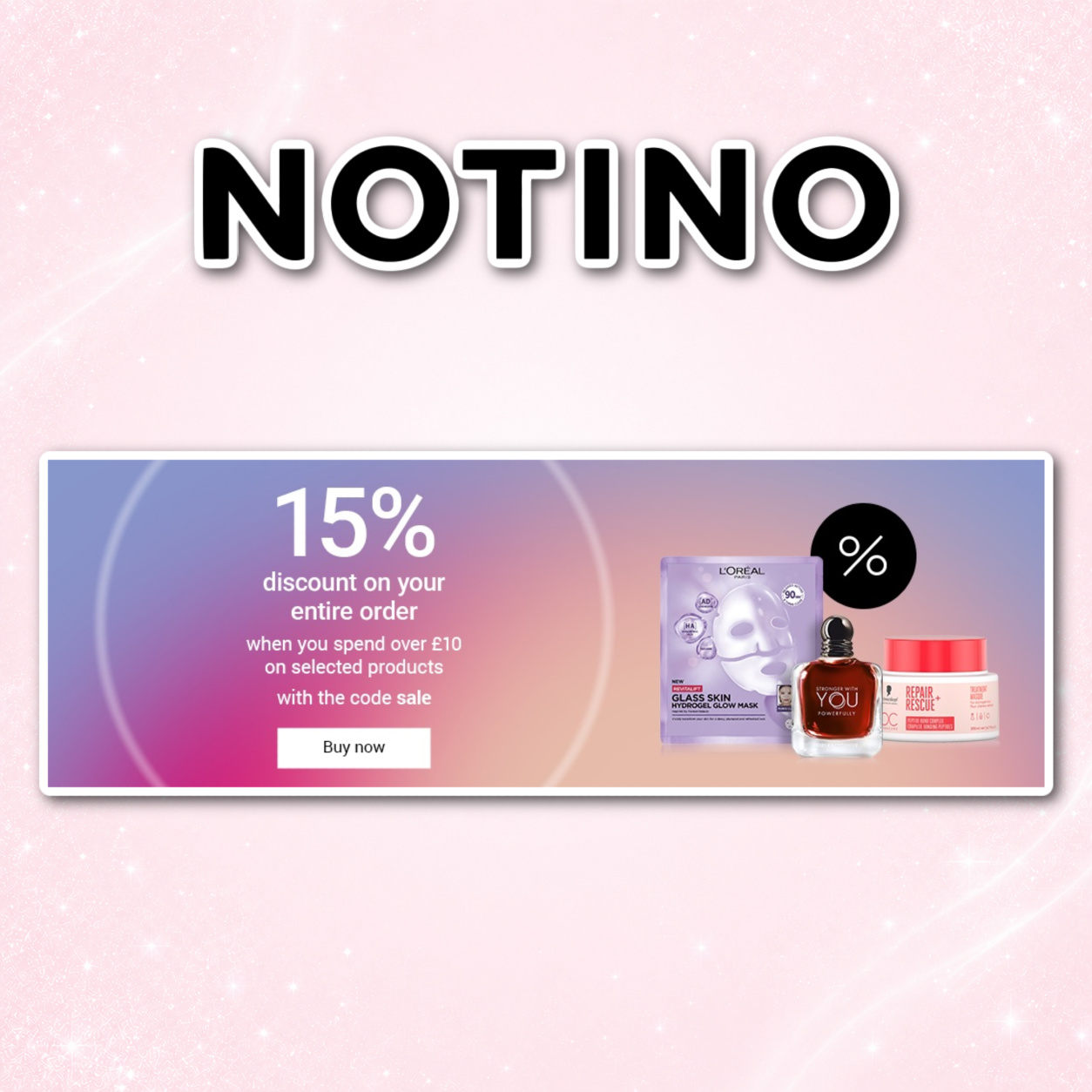 Notino 15% Discount When Spending £10 With Code 1 Notino 15% Discount When Spending £10 With Code