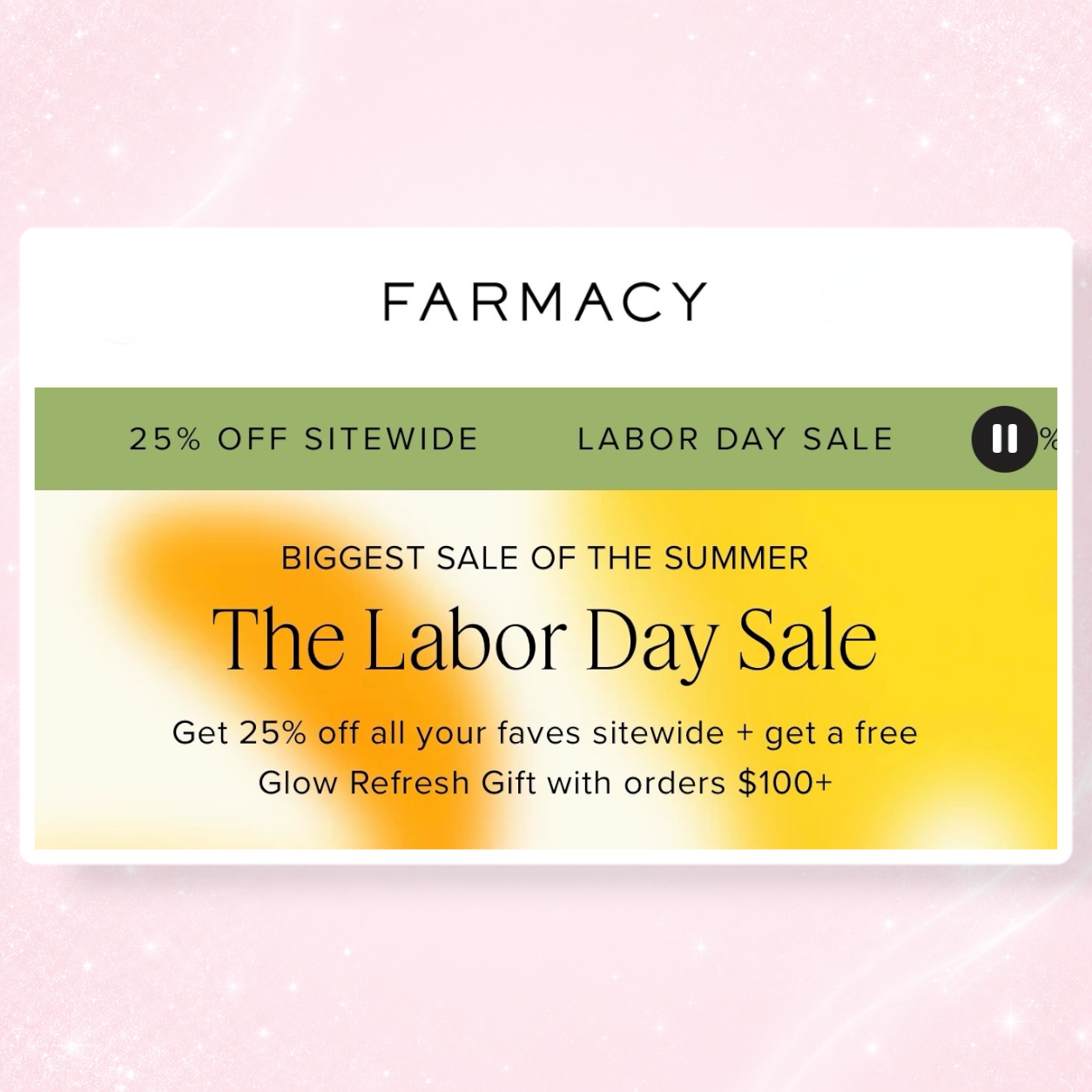 Farmacy Beauty 25% Off Labor Day Sale Including Existing Sale Items