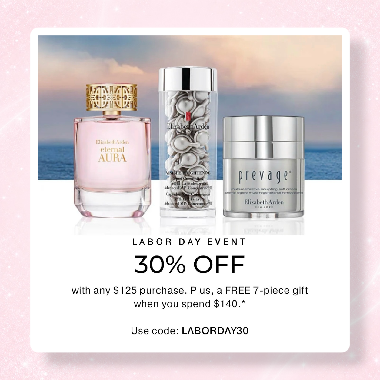 Elizabeth Arden 30% Discount Plus 7 Piece GWP