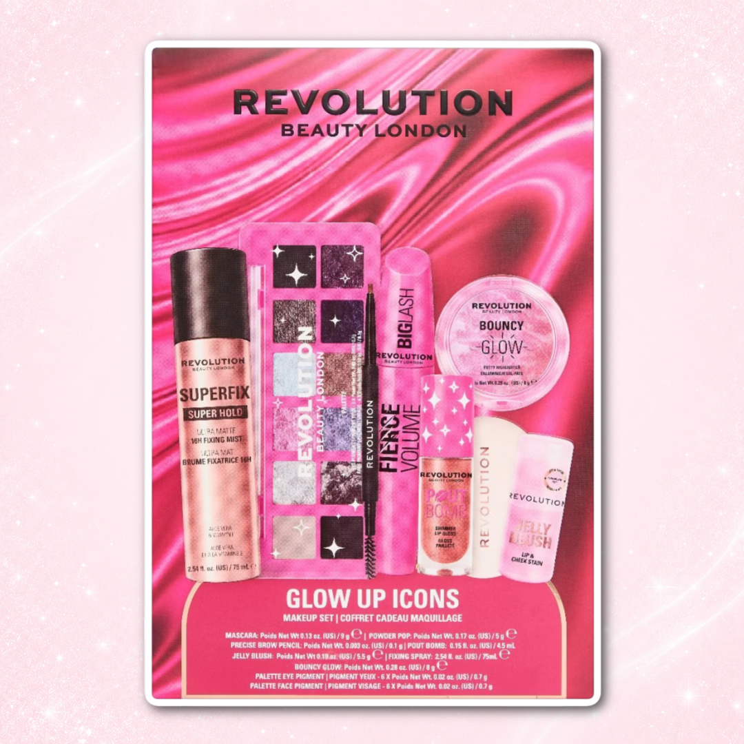 Revolution Glow Up Icons Set Boots Star Gift 50% Off