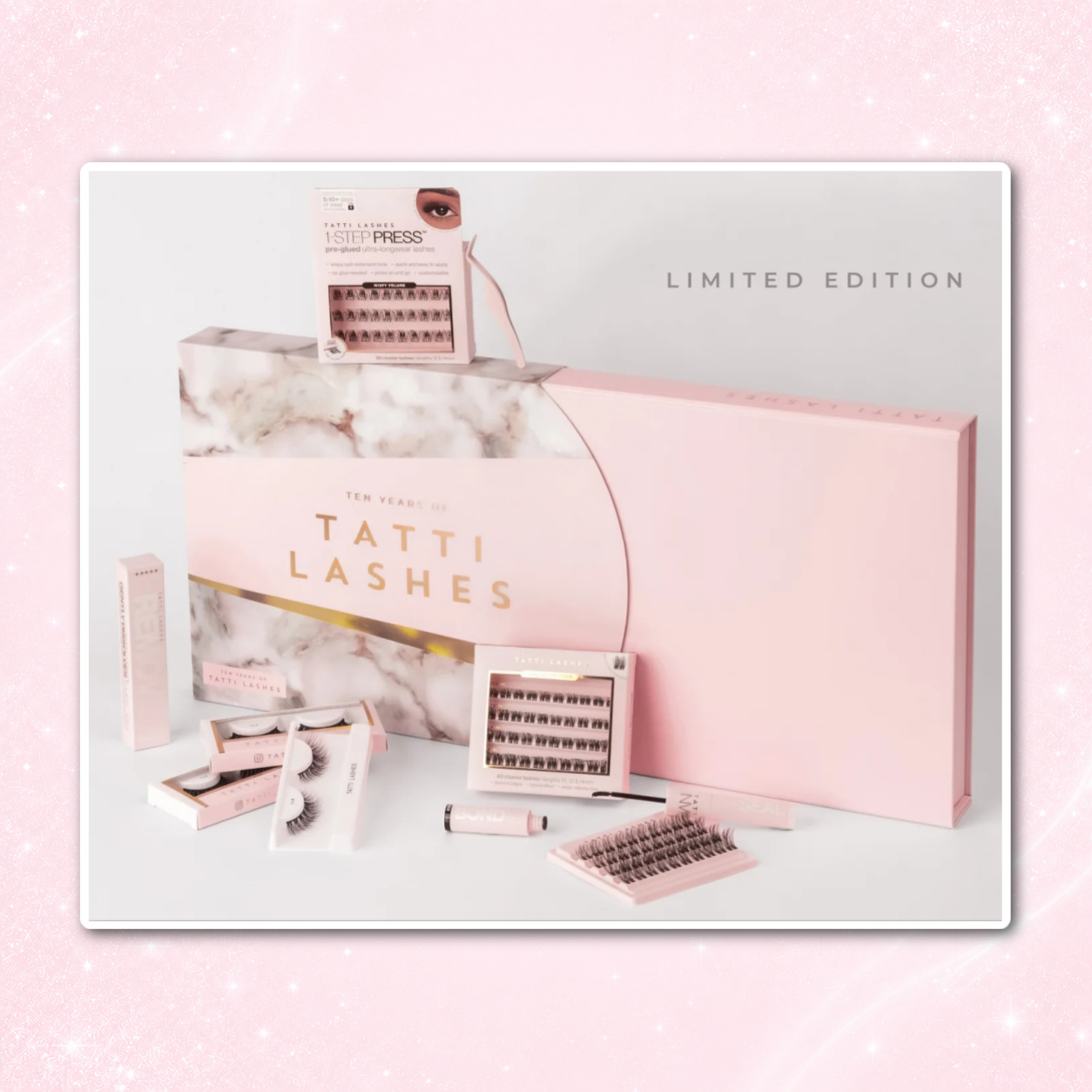 Tatti Lashes 10th Birthday Collection Box £39.95 (worth £85) 1 Tatti Lashes 10th Birthday Collection Box £39.95 (worth £85)